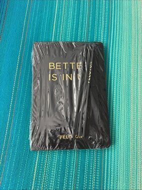 Peloton OG 2018 Black Notebook with Gold Foil Text